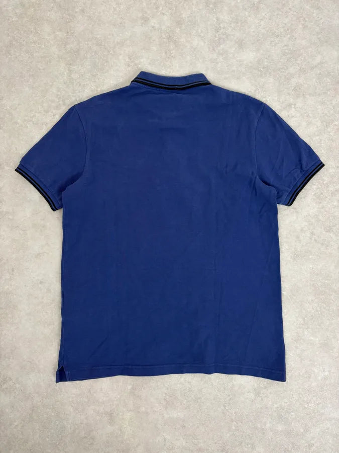 SS2015 Prada Blue Tiger Embroidered Polo eyyIjos 5