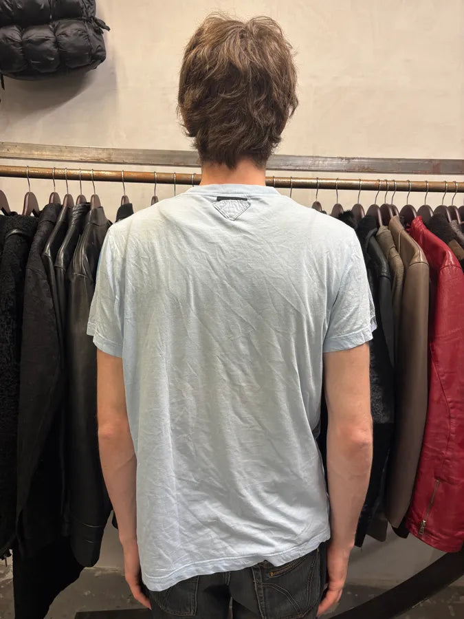 2000s Prada Blue Truck Contemporary T-Shirt (M) WVBaABq 1