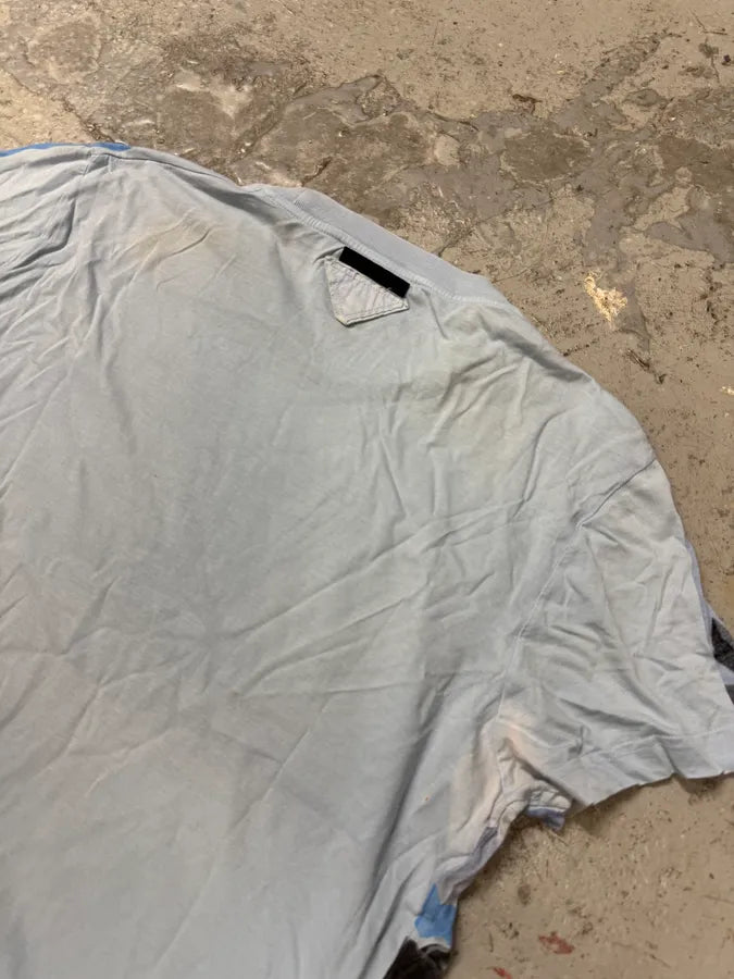 2000s Prada Blue Truck Contemporary T-Shirt (M) WVBaABq 6