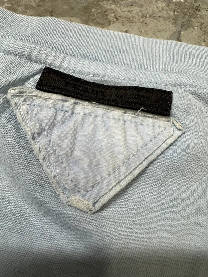 2000s Prada Blue Truck Contemporary T-Shirt (M) WVBaABq 7