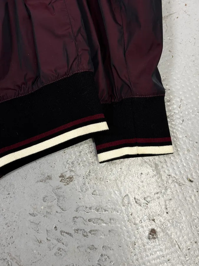 2010s Prada Bordeaux Nylon Bomber Jacket haurKVn 9