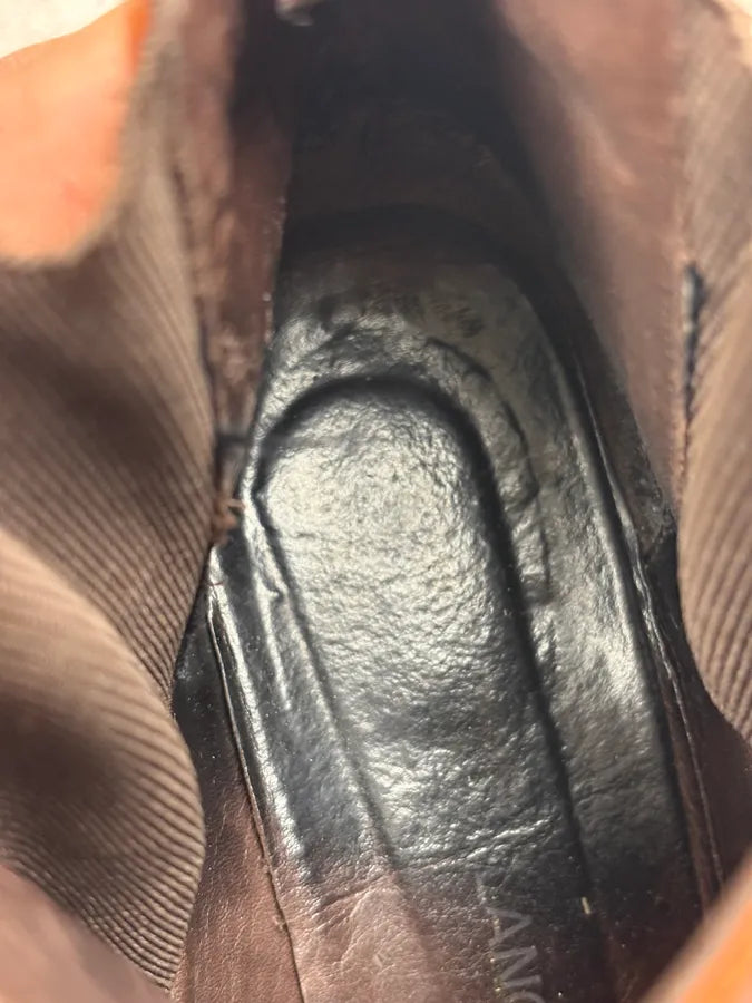 2000s Prada Brown Classy Leather Chelsea Boots TZgdkhc 8
