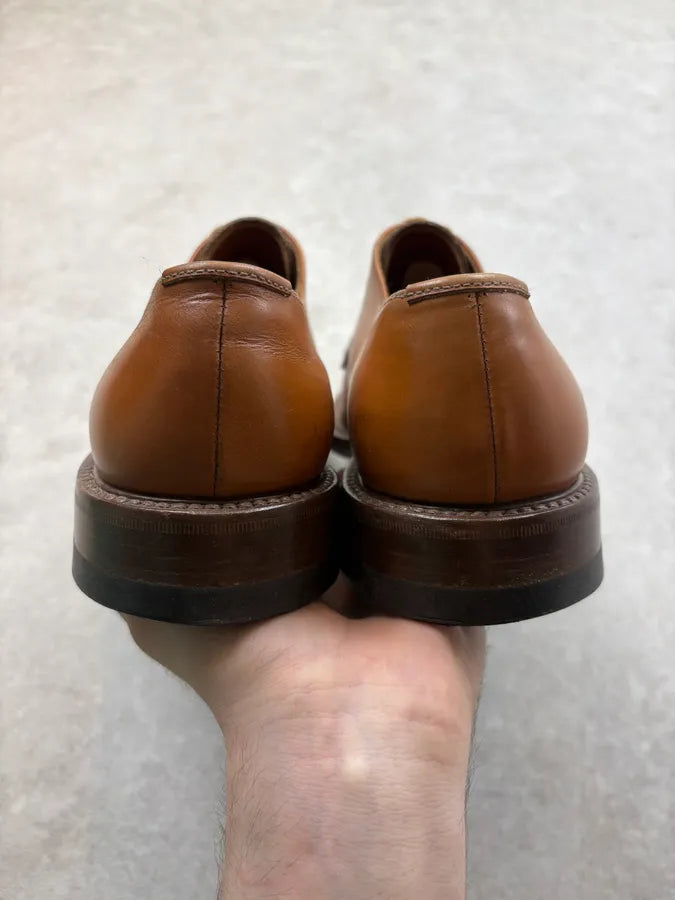 2000s Prada Brown Classy Leather Derbys XnzVgxt 6
