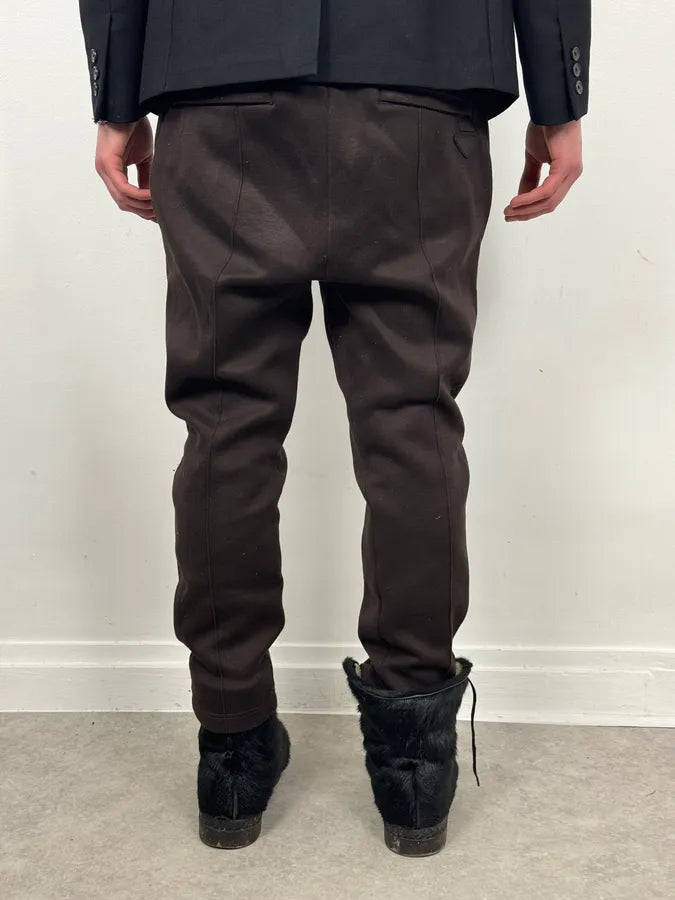 2000s Prada Brown Cozy Tailored Pants vgerLyD 3