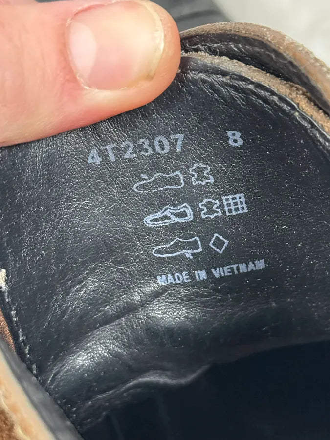 2000s Prada Brown Hybrid Suede Leather Hiking Boots rQXZUuE 7