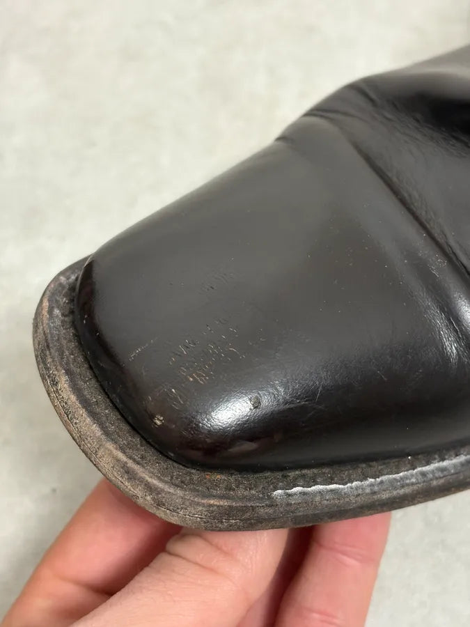 2000s Prada Brown Leather Ankle Boots qqVsSSJ 9