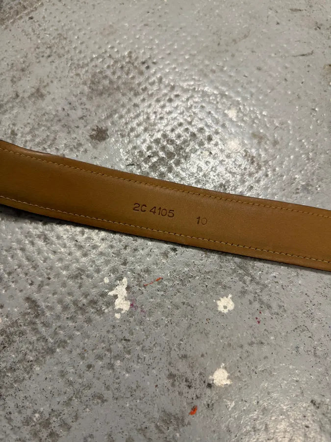 2000s Prada Brown Leather Belt XoGpZNW 6