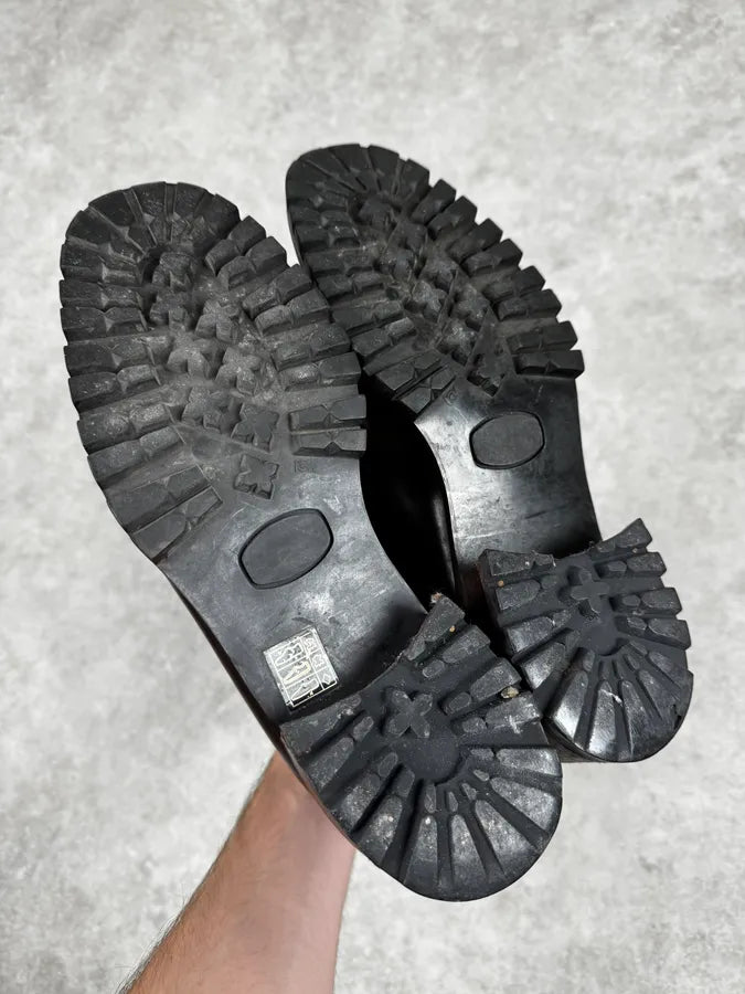 2000s Prada Brown Leather Boots SKUbgYF 4