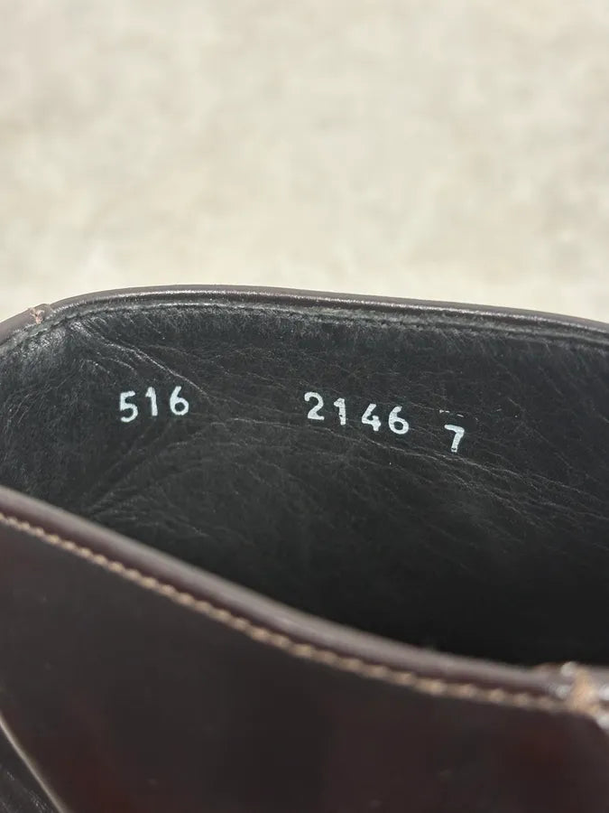 2000s Prada Brown Leather Classy Boots WXLfXpE 10