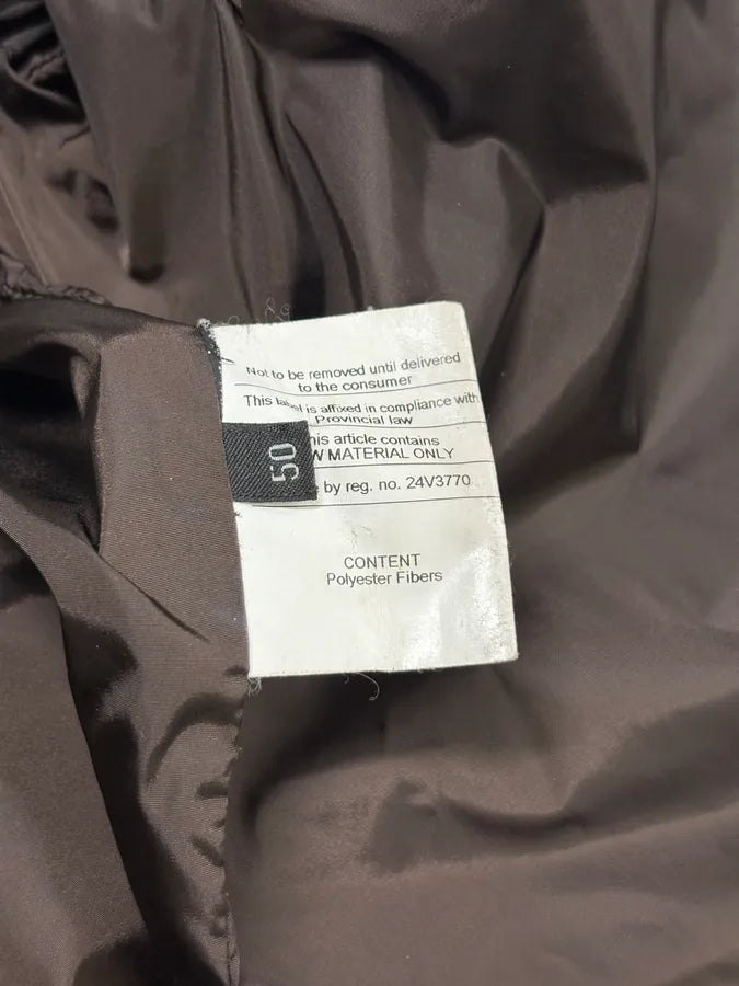 2000s Prada Brown Leather Premium Jacket dYTsZRX 9