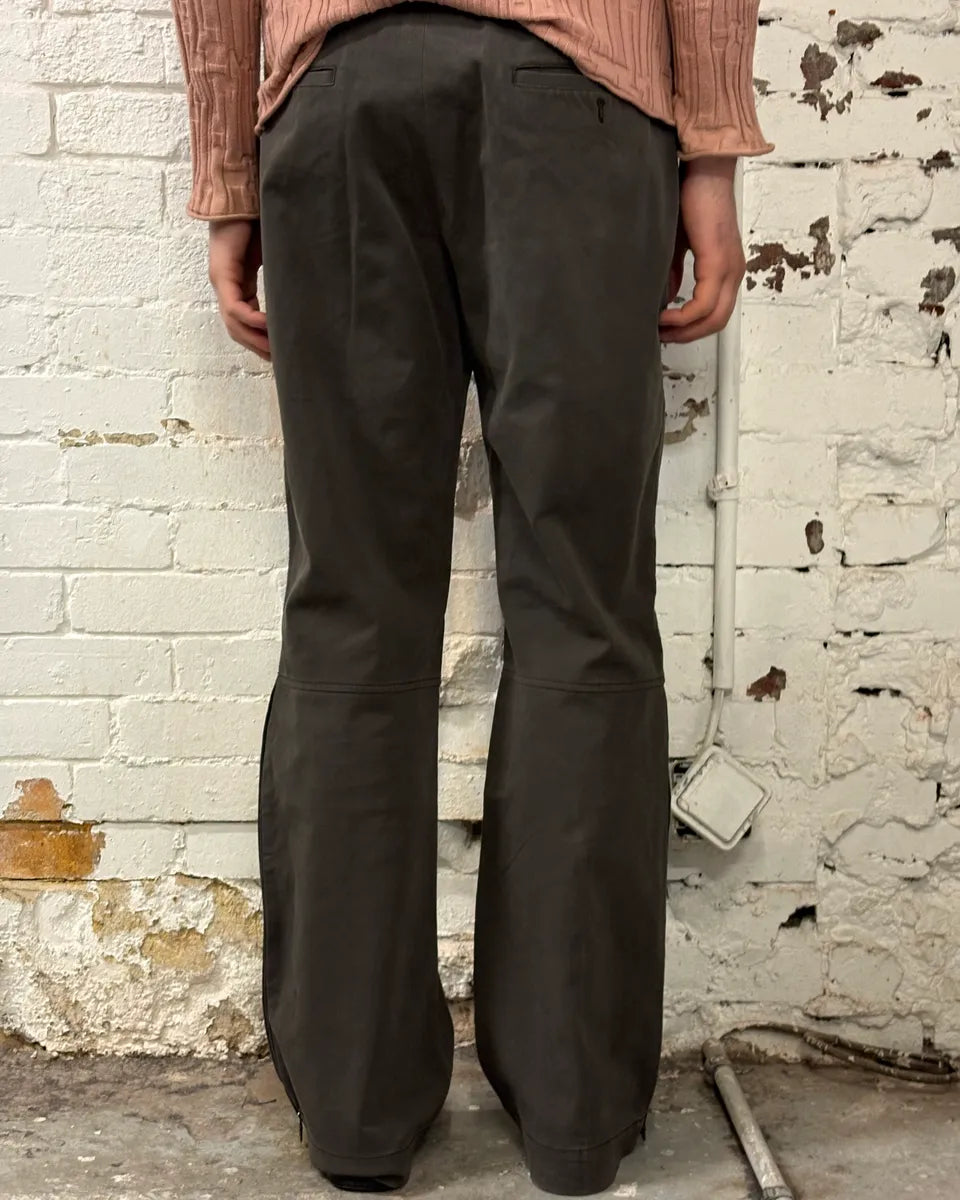 2000s Prada Brown Linea Rossa Cozy Pants xaEheDS 3
