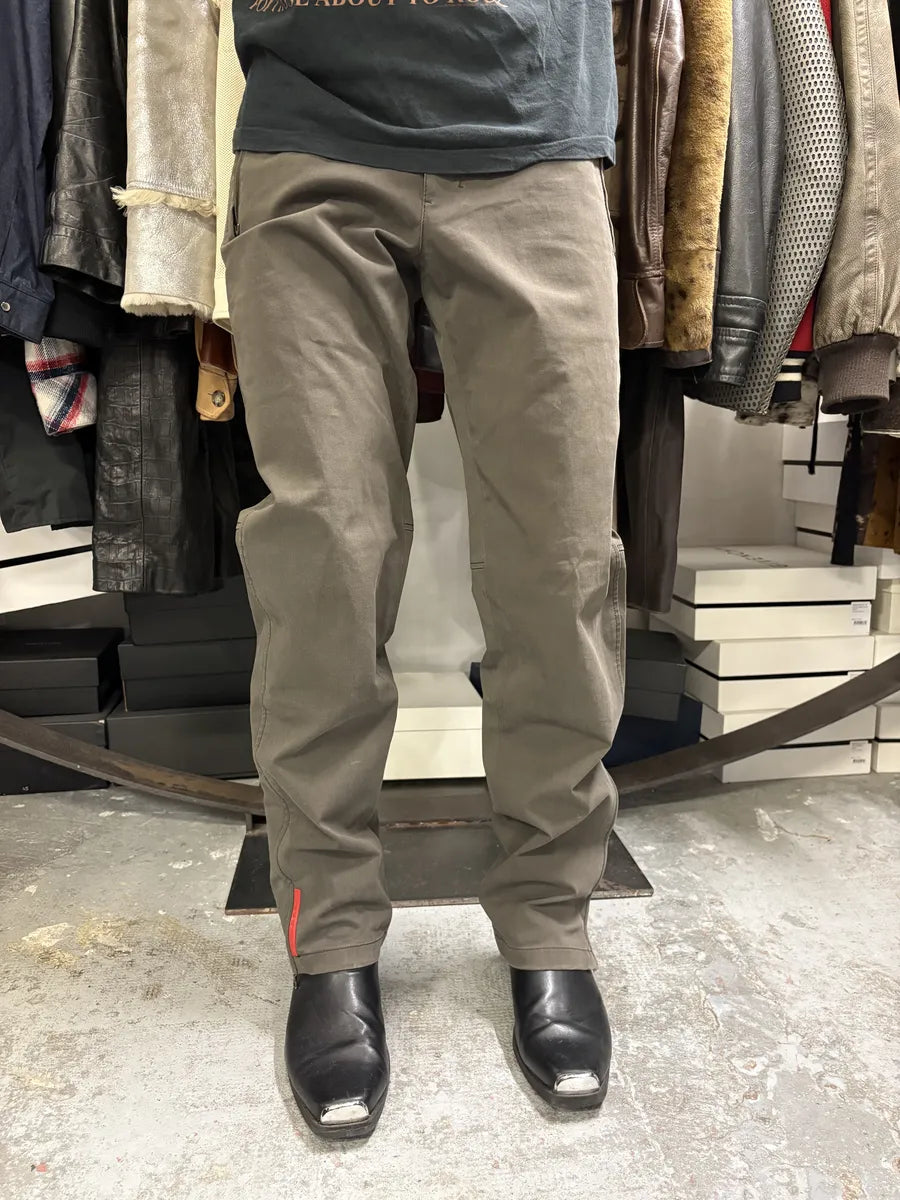 2000s Prada Brown Linea Rossa Pants cqrrivq 1