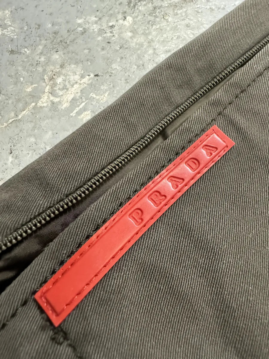 2000s Prada Brown Linea Rossa Pants cqrrivq 10