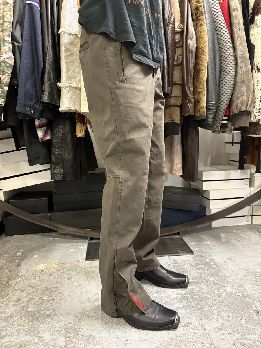 2000s Prada Brown Linea Rossa Pants cqrrivq 2