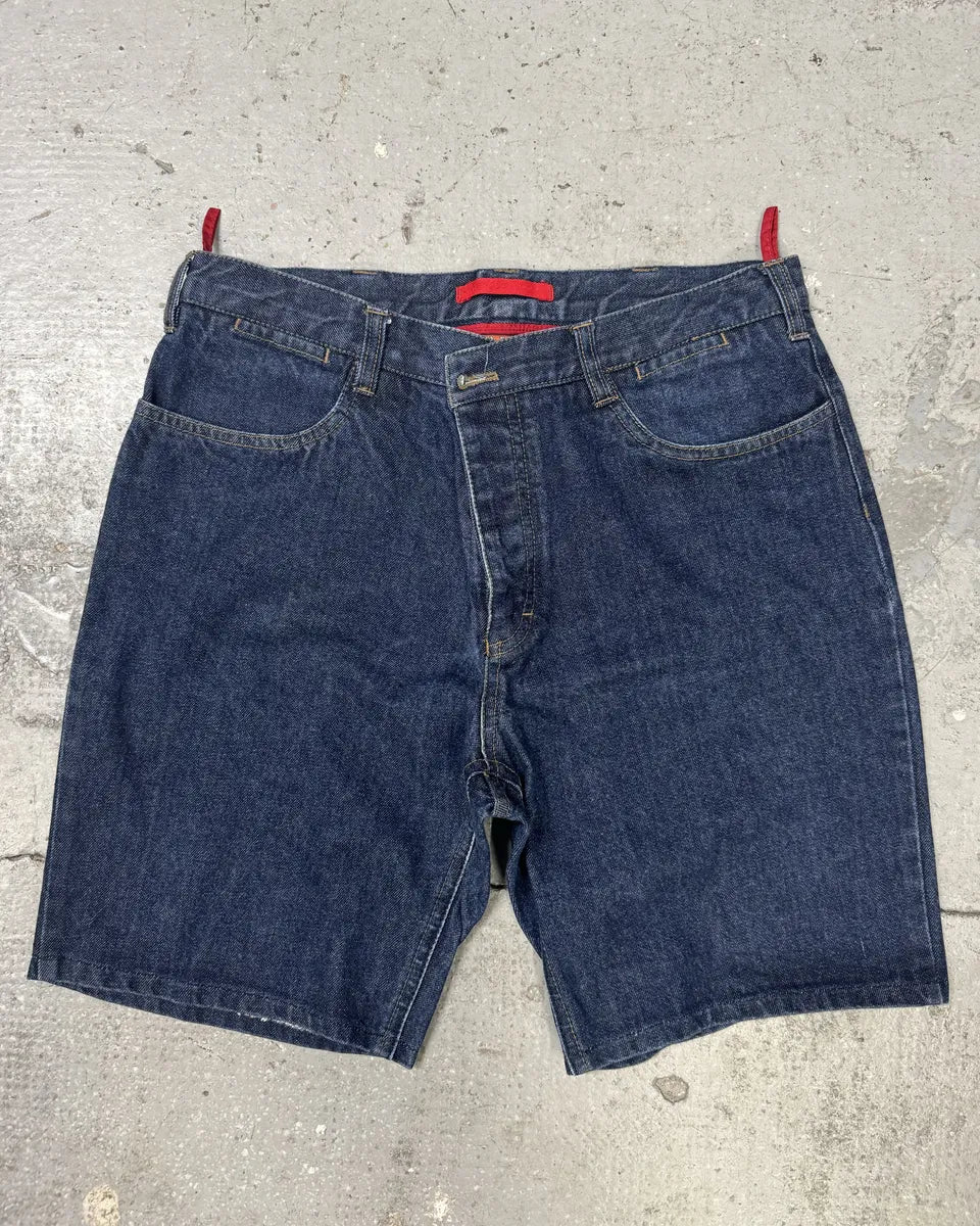 2000s Prada Brut Denim Shorts (S) 0