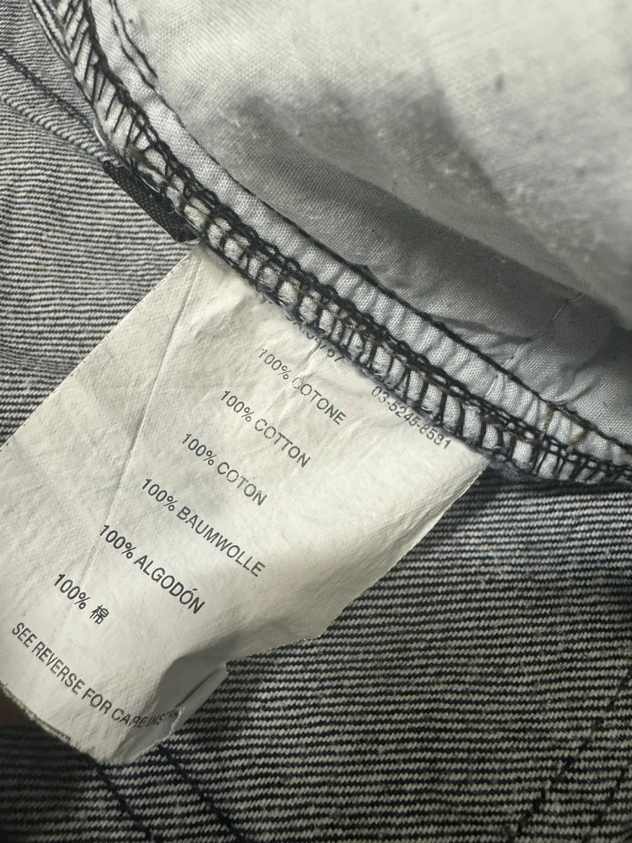 2000s Prada Brut Denim Shorts (S) 4