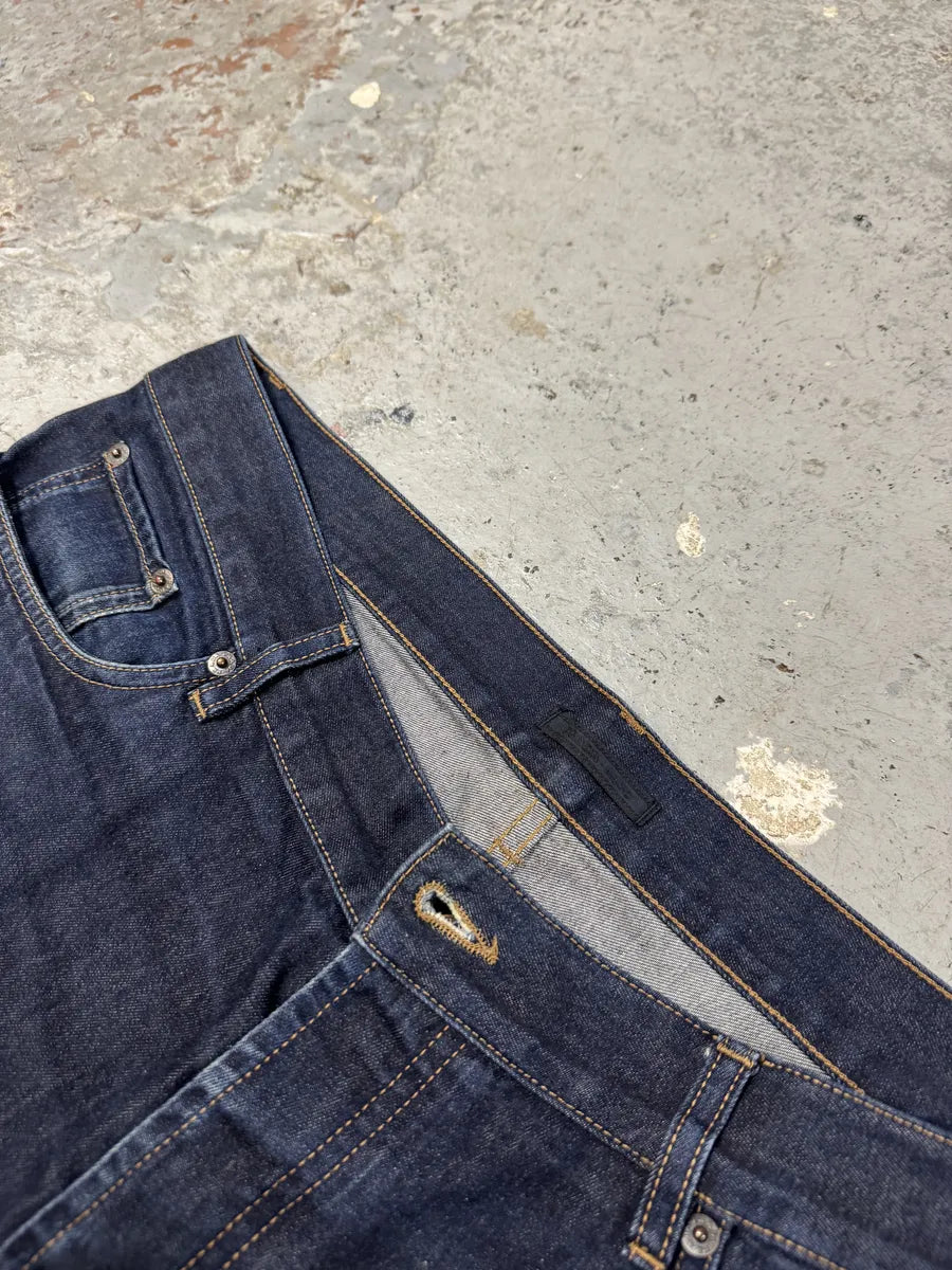 2000s Prada Brut Navy Denim Jeans GAOnYxY 9