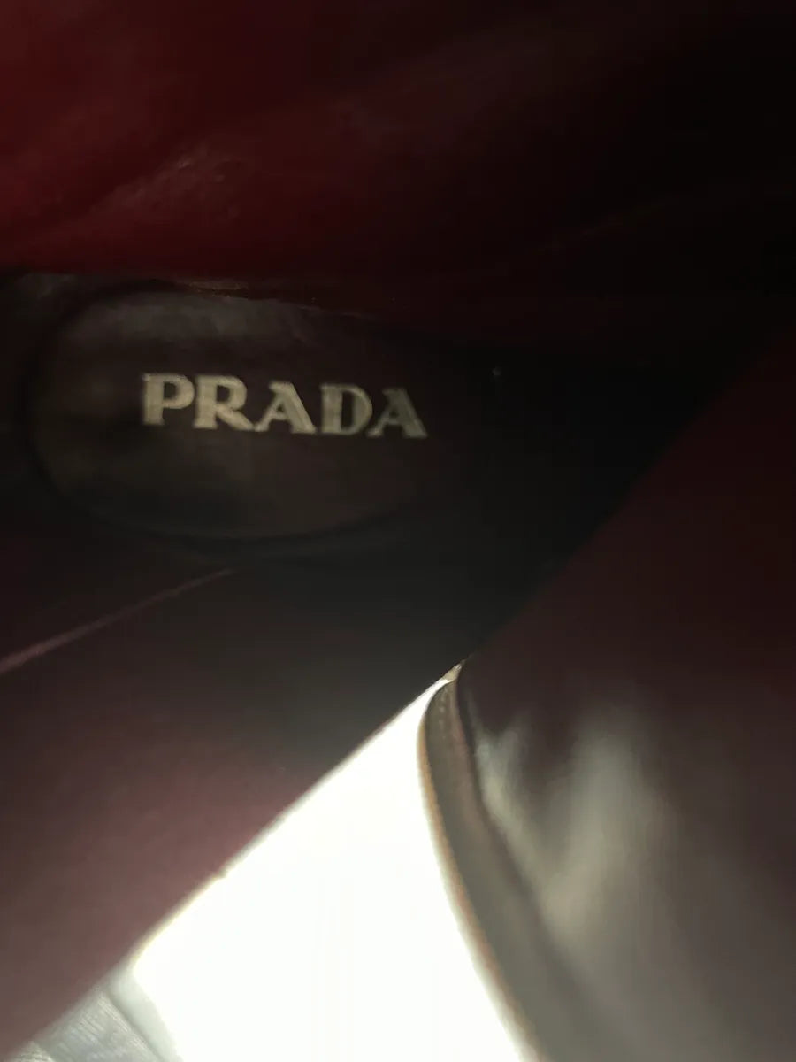 2000s Prada Brown Suede Leather Heels satgyHz 10