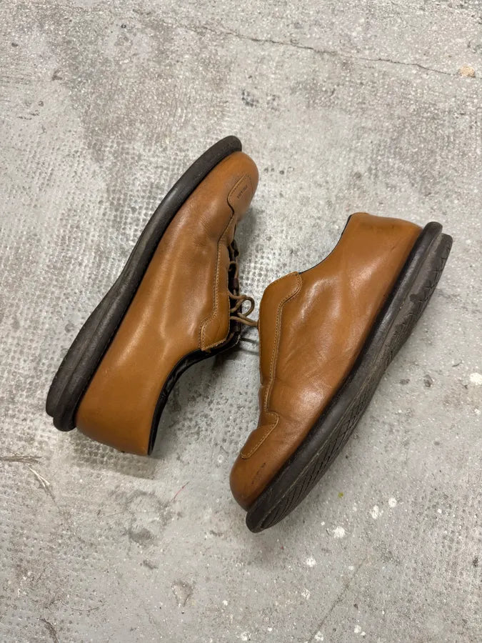 2000s Prada Camel Leather Loafers (42eu/us8.5) 2