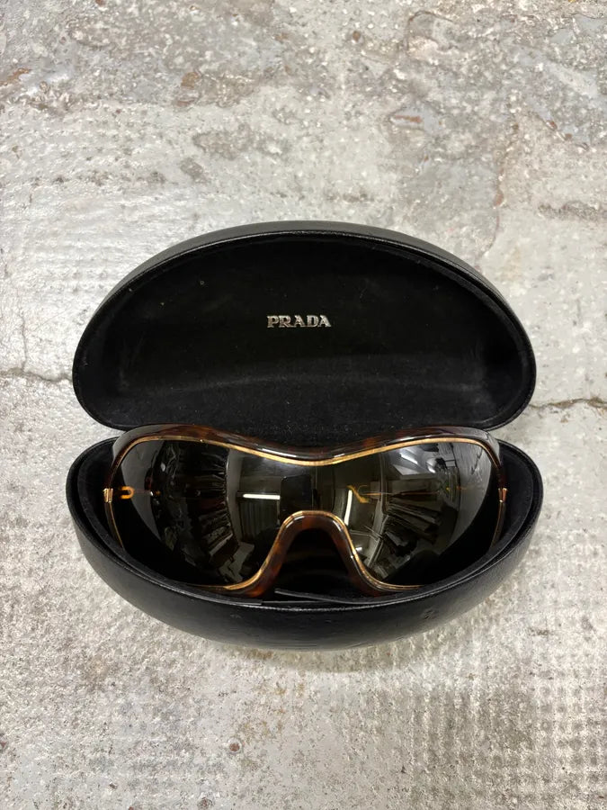 2000s Prada Camel Sunglasses DBiPQdK 4