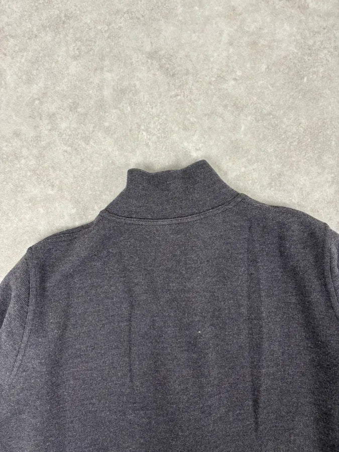 AW2007 Prada Grey Wool Blend Nylon Sleeves Track Jacket cyzyBAI 5