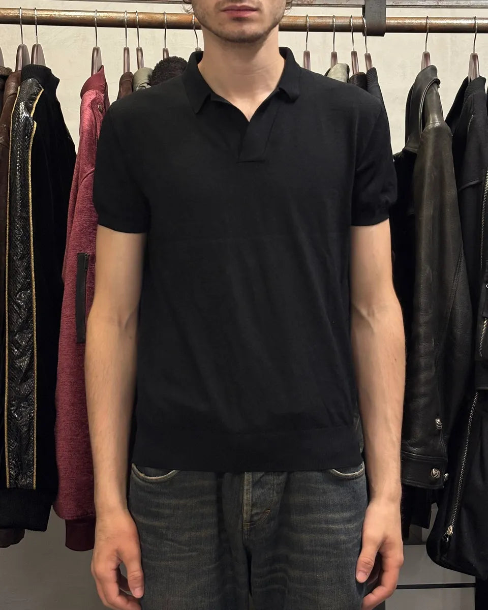 2000s Prada Class Black Polo rYsYQHp 0