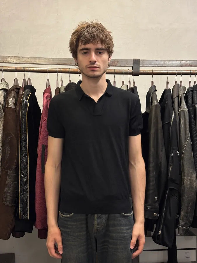 2000s Prada Class Black Polo rYsYQHp 4