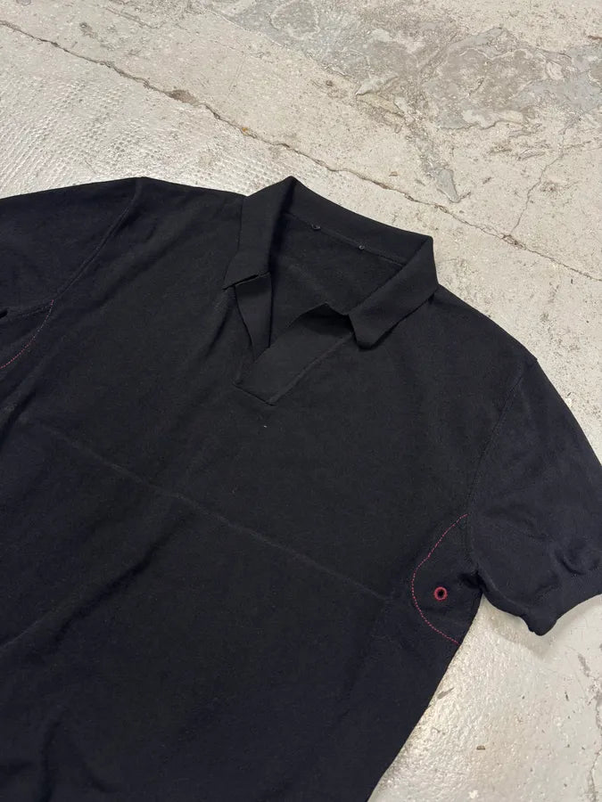 2000s Prada Class Black Polo rYsYQHp 5