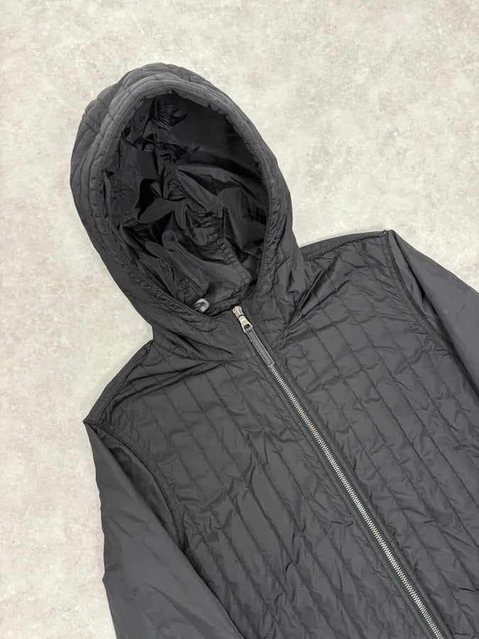 2000s Prada Cozy Black Quilted Puffer Jacket hkwDFNY 4