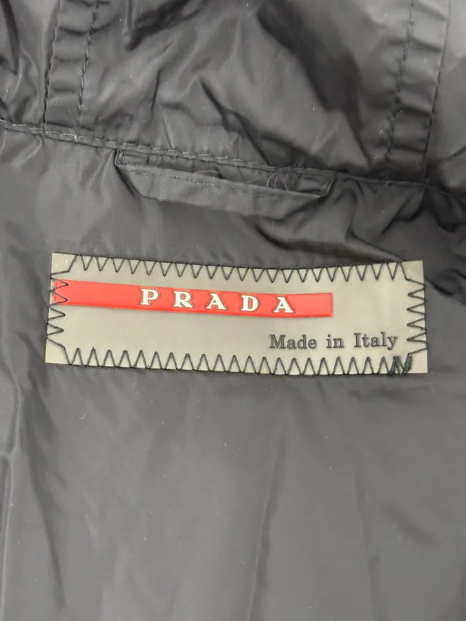 2000s Prada Cozy Black Quilted Puffer Jacket hkwDFNY 10