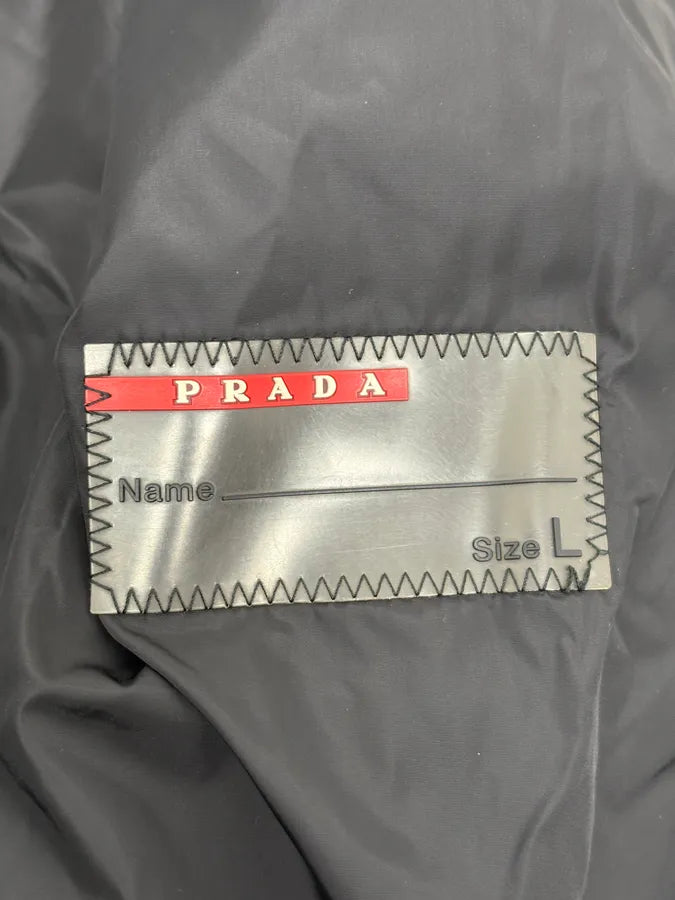 2000s Prada Cozy Black Quilted Puffer Jacket hkwDFNY 9