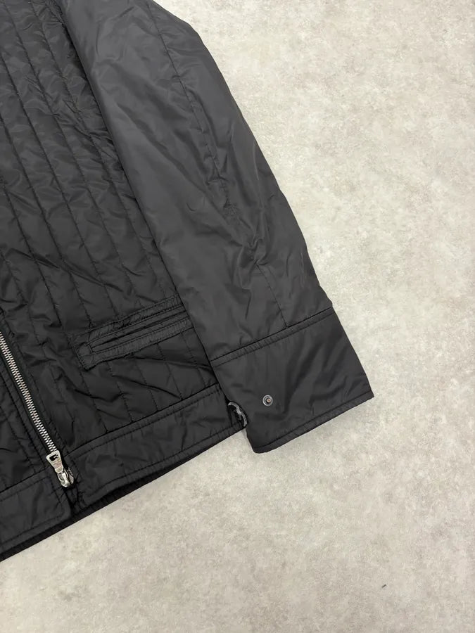 2000s Prada Cozy Black Quilted Puffer Jacket hkwDFNY 7