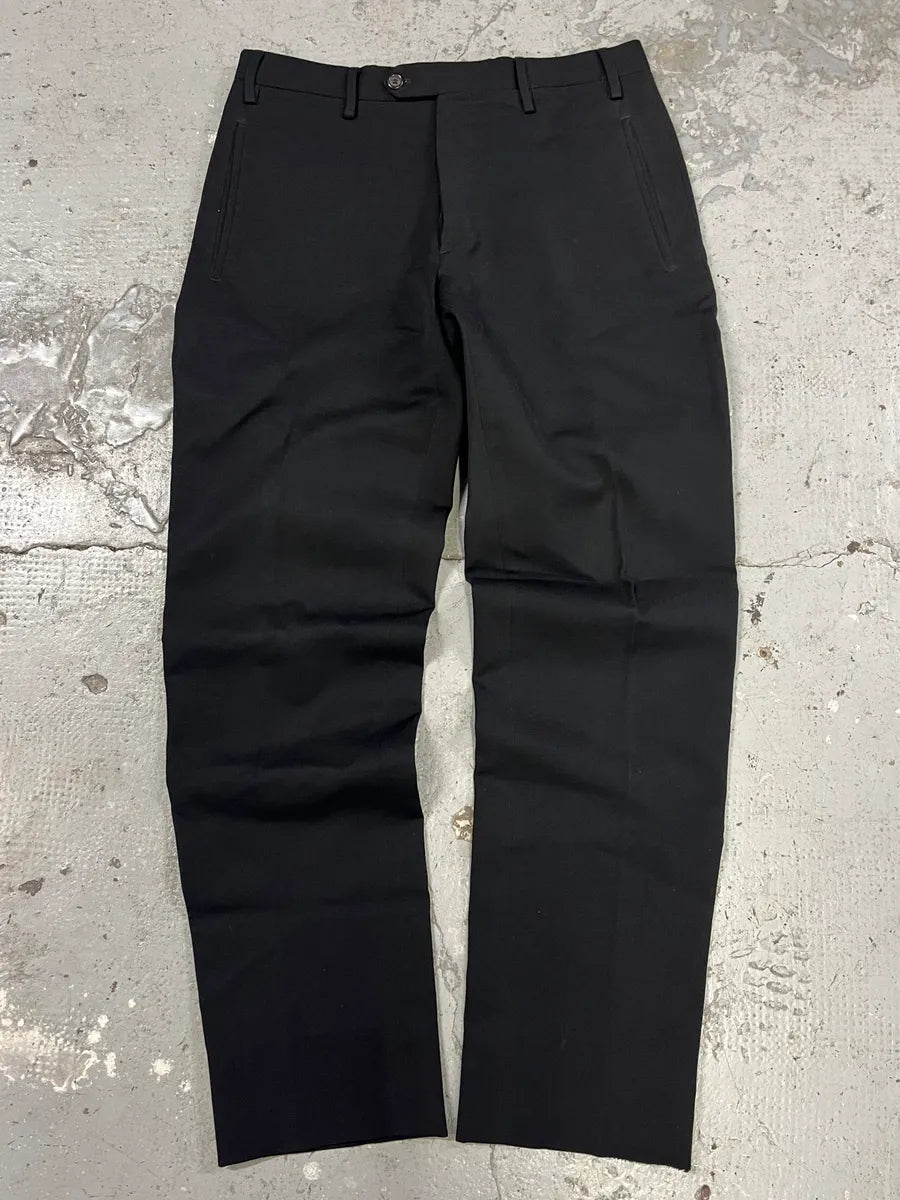 2000s Prada Cozy Tailored Black Pants (S/M) NrqaKbd 0