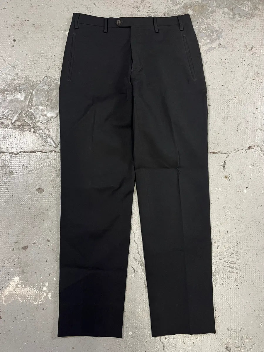 2000s Prada Cozy Tailored Black Pants (S/M) NrqaKbd 3