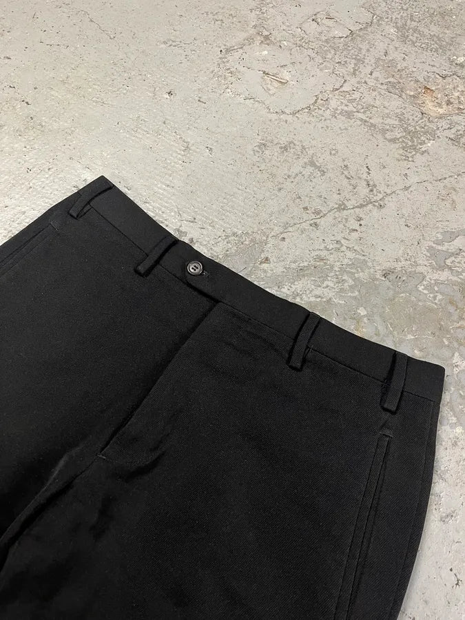 2000s Prada Cozy Tailored Black Pants (S/M) NrqaKbd 4