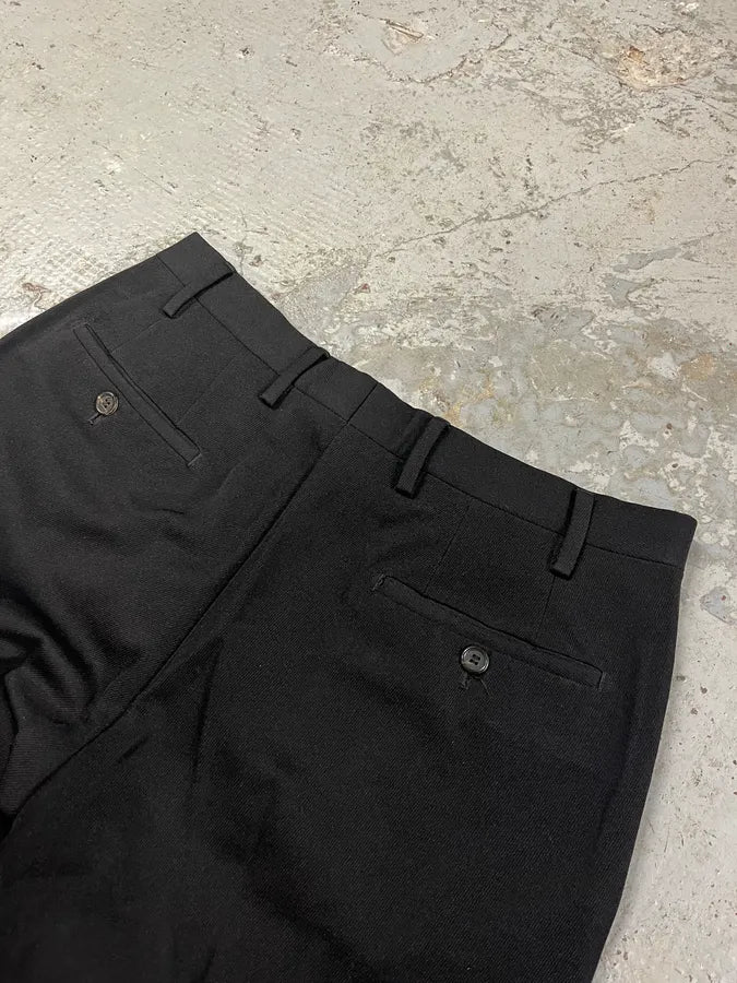 2000s Prada Cozy Tailored Black Pants (S/M) NrqaKbd 8