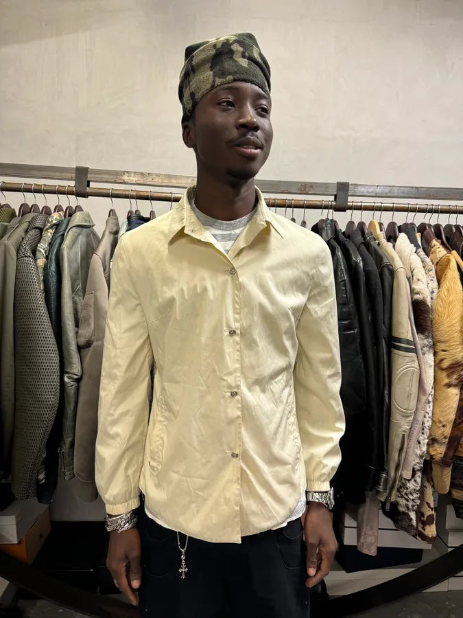 2000s Prada Cream White Buttoned Jacket mpIuTzn 1