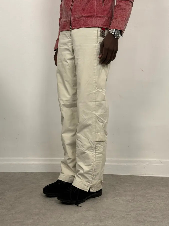 2000s Prada Cream White Technical Pants WHccans 3