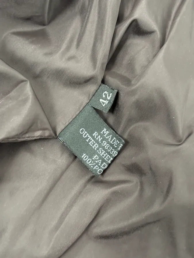 AW1999 Prada Dark Brown Nylon Hooded Jacket xYXoYJm 11