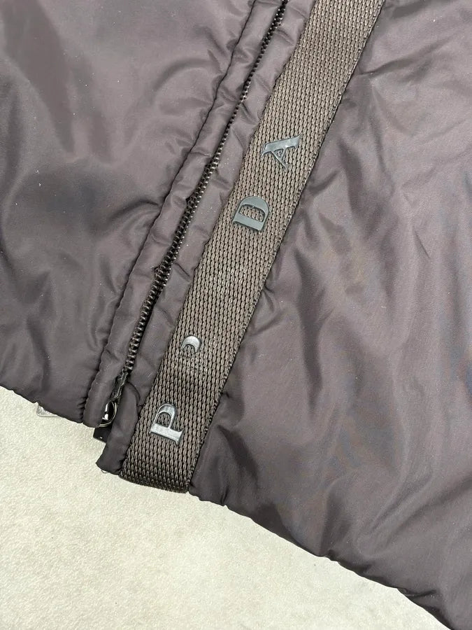 AW1999 Prada Dark Brown Nylon Hooded Jacket xYXoYJm 9