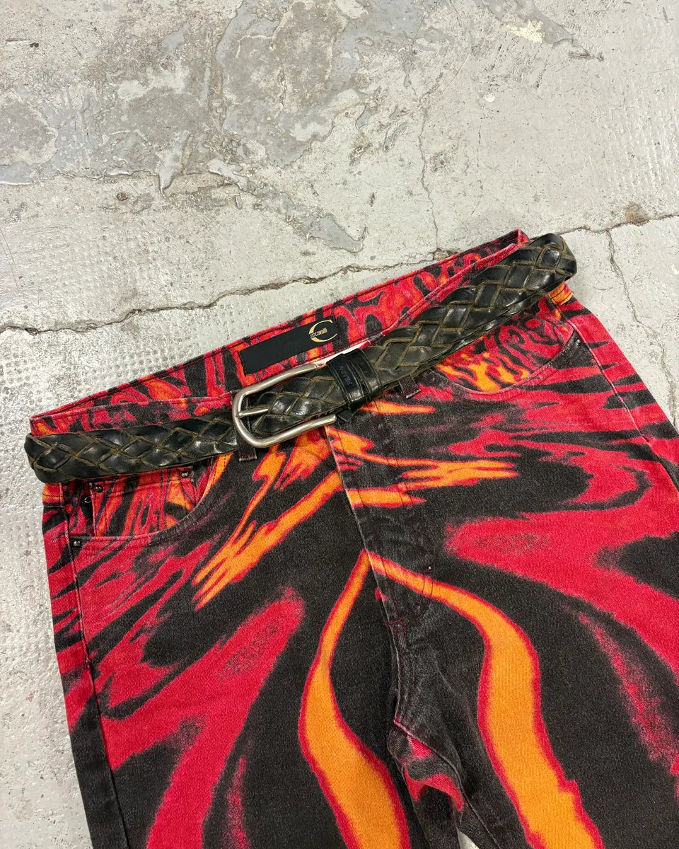 2000s Prada Dark Brown Woven Leather Belt KuomvbK 0