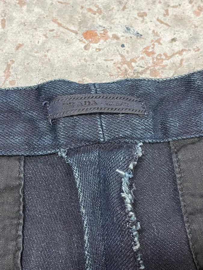 2000s Prada Dark Denim Jeans nxUxFlQ 8
