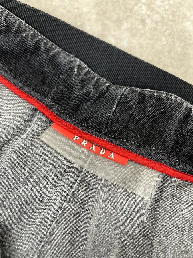 2000s Prada Dark Grey Cargo Pants dfiuavX 10