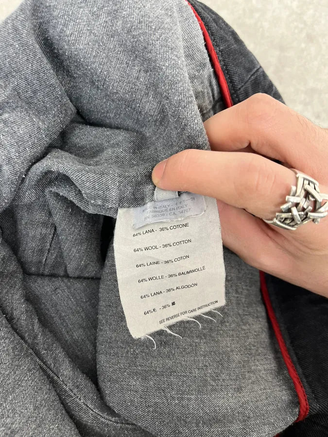 2000s Prada Dark Grey Cargo Pants dfiuavX 12