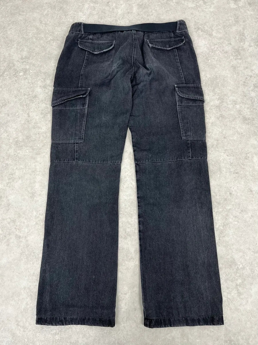 2000s Prada Dark Grey Cargo Pants dfiuavX 7
