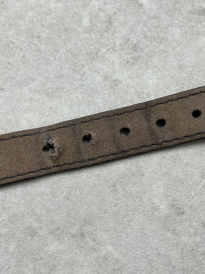 2000s Prada Grey Suede Leather Belt fMiEwMV 7
