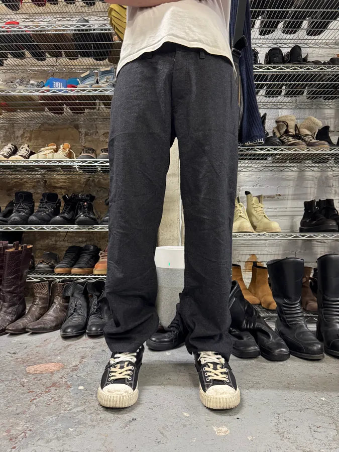 2000s Prada Dark Grey Wool Pants giLCGHo 1