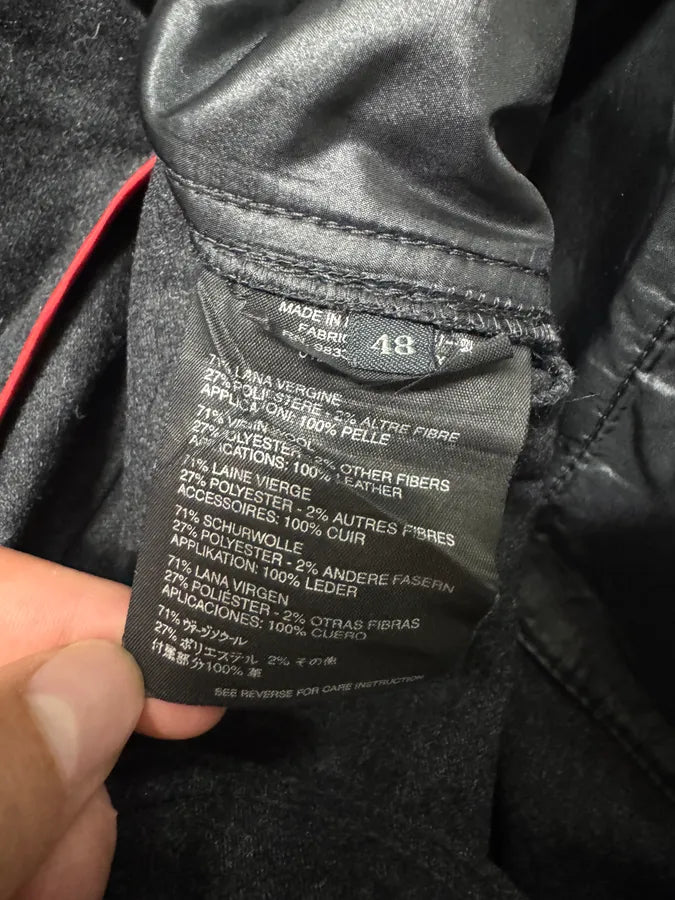 2000s Prada Dark Grey Wool Pants giLCGHo 6