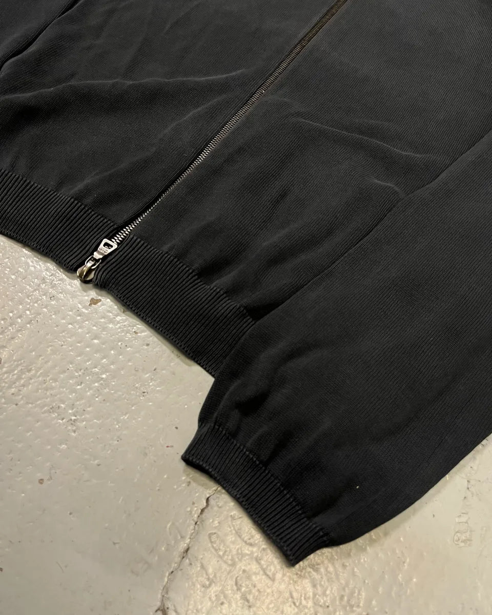2000s Prada Dark Grey Zip-Up Sweater zObyoXv 5