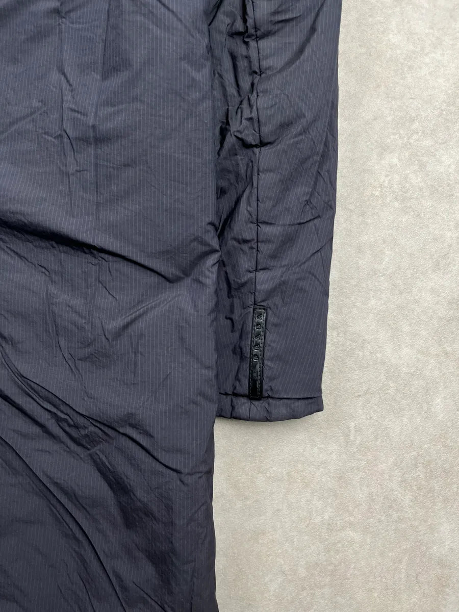 2000s Prada Dark Navy Reversible Long Coat vijqtLu 17